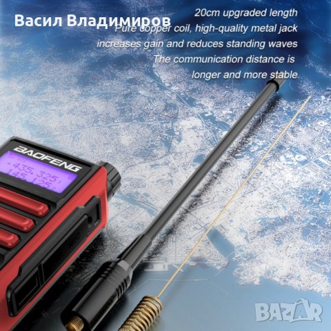 Радиостанция Baofeng UV16, снимка 8 - Екипировка - 41876250