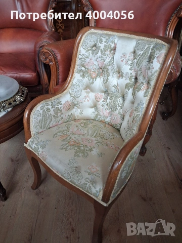 Малко кресло, снимка 3 - Антикварни и старинни предмети - 53720061