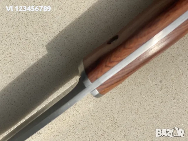 Ловен нож масивен фултанг 110x220-кания кожа, снимка 4 - Ножове - 52189913