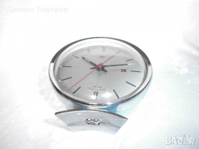 Стар Китайски Механичен Будилник - Работи и Звъни, снимка 4 - Колекции - 39007938