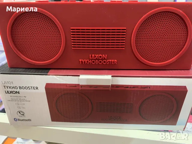 Силиконова Bluetooth Колона 2х5W / Bluetooth Колона LEXON / Червена Безжична Колона