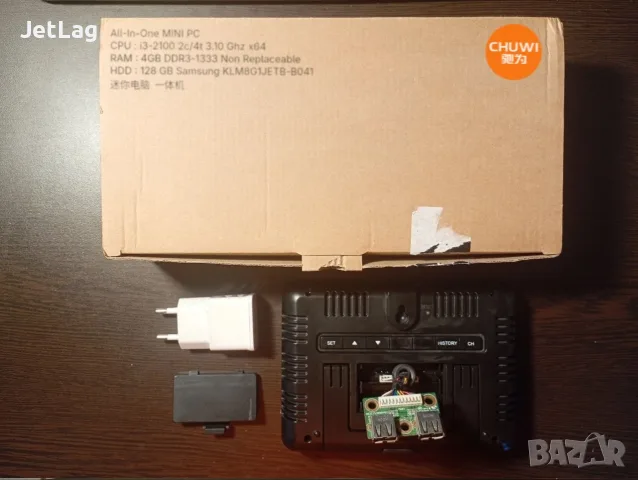 i3-2100 4GB RAM 128GB SSD CHUWI Мини компютър, снимка 2 - За дома - 56241348