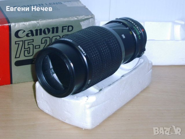 Продавам    нов    оригинален   Япоски   варио-обектив  75 / 200 мм. за  " Канон "- серия FD, снимка 4 - Обективи и филтри - 41550617
