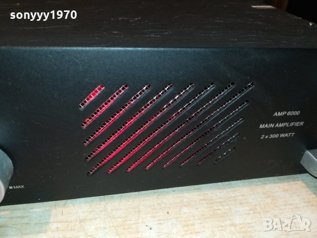 NOVEX AMP6000 2X300W MAIN AMPLIFIER 0310210827, снимка 5 - Ресийвъри, усилватели, смесителни пултове - 34330958