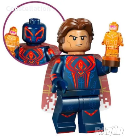 Lego колекционерска минифигура Spider-Man Across the Spider-Verse № 5 Spider-Man 2099 (71050)