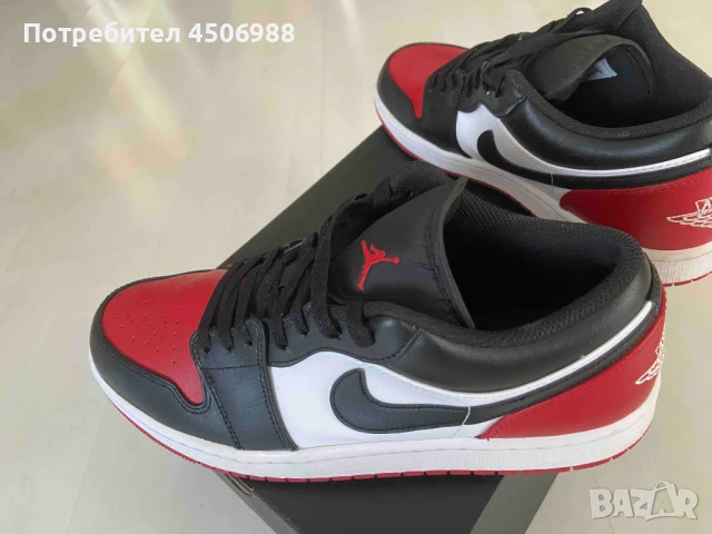 Маратонки NIKE AIR JORDAN 1 LOW, снимка 17 - Маратонки - 50710088