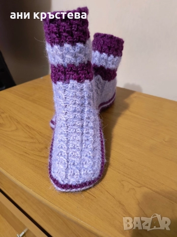 ръчно изработени домашни терлички , снимка 10 - Други - 43453082