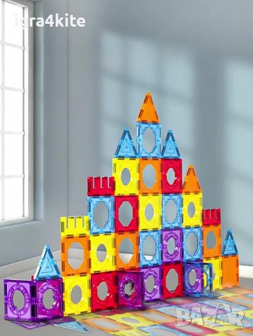 МЕГА КОНСТРУКТОР магнитен 278 бр. големи части ПОСЛЕДНИ БРОЙКИ, снимка 12 - Образователни игри - 42512770