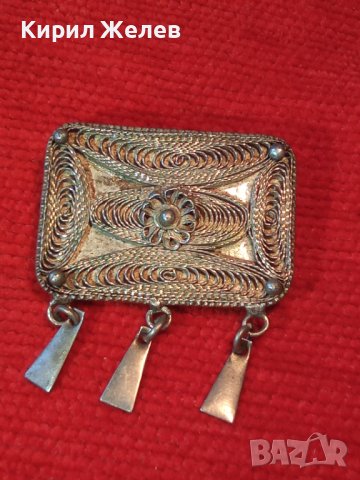 СТАРА СРЕБЪРНА ФИЛИГРАННА БРОШКА за КОЛЕКЦИЯ 8693