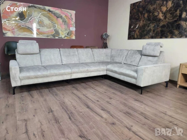 ПРОМОЦИЯ!!! Светло сив ъглов диван ZE - EM20028, снимка 7 - Дивани и мека мебел - 52837631