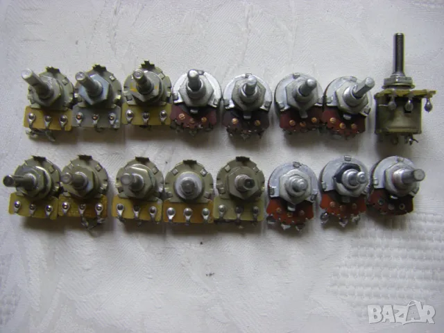 Руски потенциометри СП3-4а/0.25Вт и СП3-4б/0.25Вт, снимка 2 - Друга електроника - 47563804