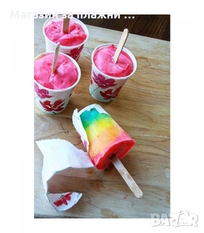 ДЪРВЕНИ КЛЕЧКИ ЗА ДОМАШЕН СЛАДОЛЕД, 50 БР. - КОД 3212, снимка 6 - Прибори за хранене, готвене и сервиране - 34120464