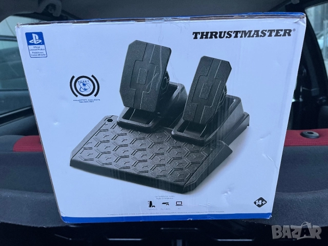 Thrustmaster T128,  волан и педали, PlayStation 5, PlayStation 4, PS, снимка 3 - Игри за PlayStation - 52631468