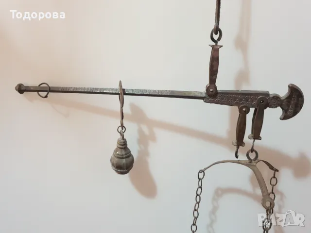 Интериорен кантар - паланса, снимка 7 - Антикварни и старинни предмети - 48741743