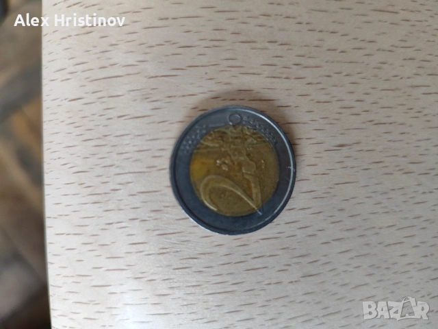 2€centa Данте Алигиери., снимка 2 - Колекции - 53230378