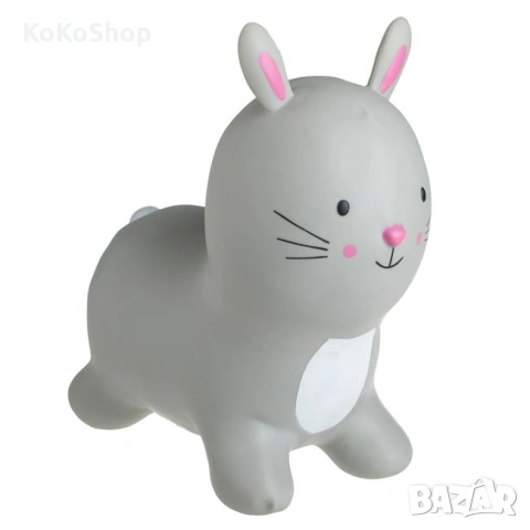 Надуваемо зайче за скачане Хоп - хоп, снимка 3 - Надуваеми играчки - 53683603