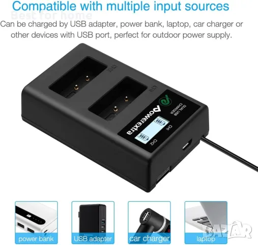 Батерии LP E17 и USB зарядно за фотоапарати Canon от Powerextra, снимка 6 - Батерии, зарядни - 48447820