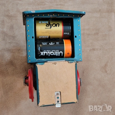 Винтидж ламаринен локомотив 60-те години на миналия век, Япония. , снимка 5 - Колекции - 53154535