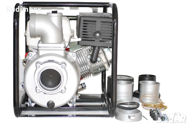 Водна помпа 4 цола, бензинова, за поливане и отводняване - 2 години гаранция | Rudimpex.com, снимка 2 - Водни помпи - 50601540