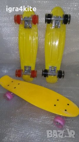 Червен светещ пениборд в 4 модела / скейтборд skateboard penny board, снимка 10 - Скейтборд, ховърборд, уейвборд - 35773899