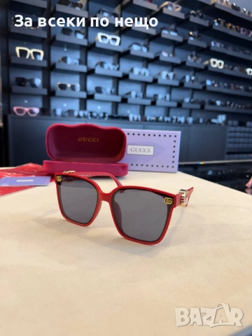 Gucci Слънчеви Очила С UV400 Защита - Налични Различни Цветове Код SK296, снимка 6 - Слънчеви и диоптрични очила - 52598475