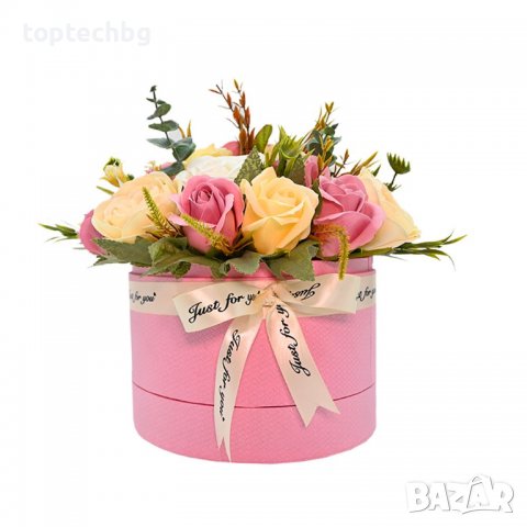 Аранжировка със сапунени цветя Especial Flowers, снимка 2 - Подаръци за жени - 40228880