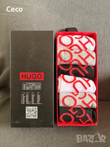 Комплект чорапи Hugo , снимка 2 - Мъжки чорапи - 53858170