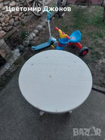 Маса от дърво (кръгла маса), снимка 9 - Маси - 48264129