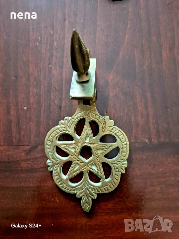 Автентично Старинно Чукало звездата на ДАВИД за врата Германия , снимка 3 - Антикварни и старинни предмети - 53463942
