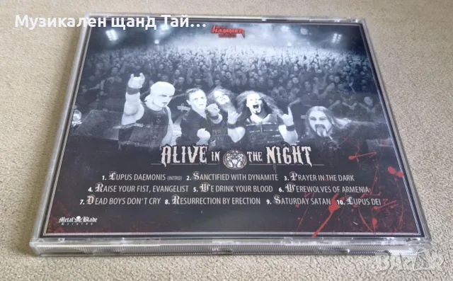 Компакт Дискове - Рок - Метъл: Powerwolf – Alive In The Night, снимка 2 - CD дискове - 55950284
