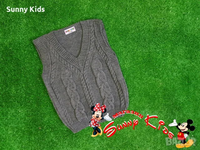 НОВ плетен елек 