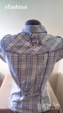 ДАМСКА КАРИРАНА РИЗА CLOCKHOUSE, снимка 8 - Ризи - 36275329