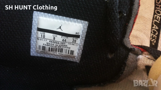 Off-White × Nike Air Jordan 1 Retro High The Ten "Chicago" AA3834-101 Размер EUR 44/UK 9 41-14-S, снимка 18 - Маратонки - 52666735