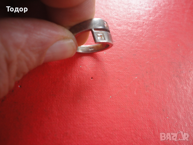 Сребърен пръстен с камъни 6, снимка 6 - Пръстени - 44617864