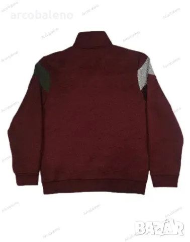 Мъжки ежедневен суичър с дълъг ръкав и цип, 4цвята , снимка 4 - Суичъри - 48942005