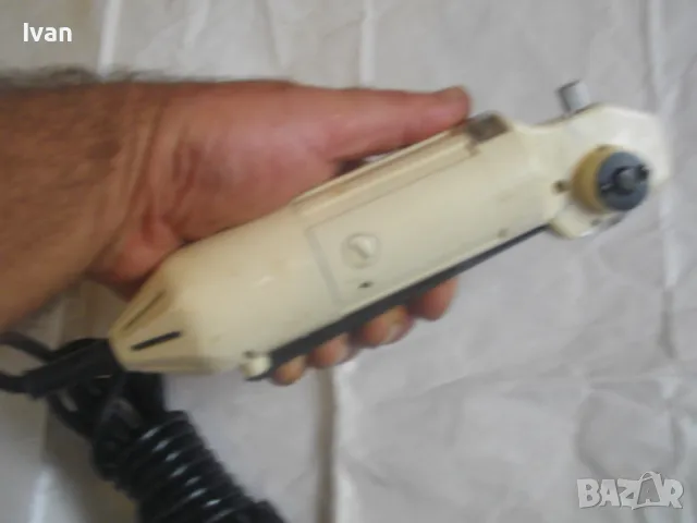 Made in JAPAN ЯПОНСКА Електрическа дискова НОЖИЦА за рязане на плат 30 вата ф45 мм ОТЛИЧНА Малка, снимка 10 - Други инструменти - 47275451