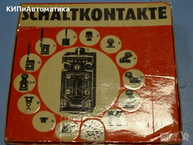 краен изключвател VEB RFD Robotron KU1-R Limit Switch 6A 380V, снимка 6 - Резервни части за машини - 47675530