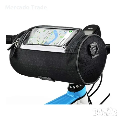Чанта за велосипед Mercado Trade, Водоустойчив, Черен