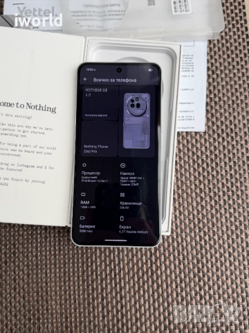 НОВ❗️ 36мес Гаранция❗️ Nothing Phone 3a PRO ❗️Лизинг от 23лв/м ❗️5G Black 12/256gb❗️grey сив, снимка 8 - Други - 52735922