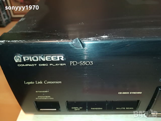 pioneer pd-s503 cd made in uk 0904221843, снимка 6 - Ресийвъри, усилватели, смесителни пултове - 36399608