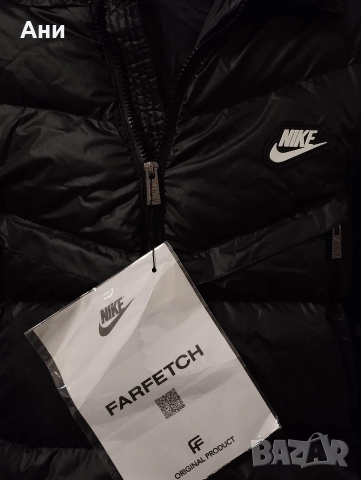 Мъжко/Унисекс Зимно Дълго Яке Nike, снимка 4 - Якета - 52807342
