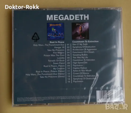 Megadeth – Rust In Peace / Countdown To Extinction 2012 [ 2 CD ], снимка 2 - CD дискове - 49508540