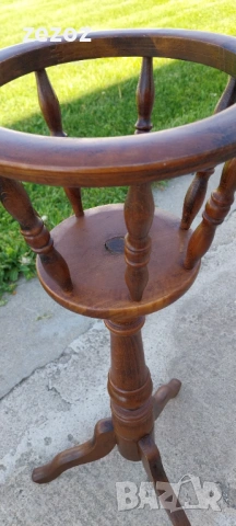 Висока поставка масив с чайник, снимка 4 - Декорация за дома - 53673616