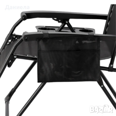 Сгъваем градински шезлонг Zero Gravity - ефект на нулева гравитация за максимален релакс, снимка 5 - Градински мебели, декорация  - 53833693