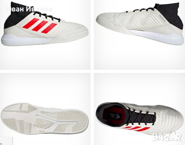 футболни обувки  за зала Adidas Predator 19.3  Paul Pogba Season 5 LIMITED EDITION  номер 39 1/3, снимка 7 - Футбол - 41681599