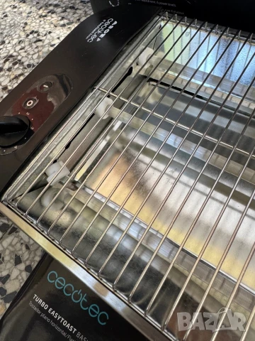 Хоризонтален Тостер с Модерен Дизайн - Cecotec EasyToast Basic 08010, 900W, за Хляб, Кроасани и др!, снимка 7 - Тостери - 50578505
