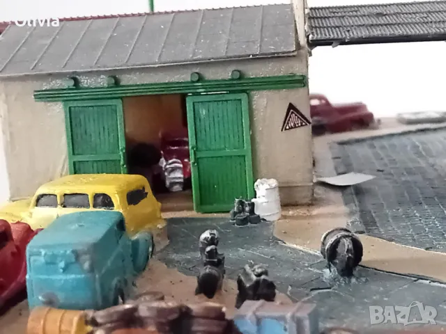Diorama, бензиностанция диорама мащаб 1:64, работилница, снимка 6 - Колекции - 49621901