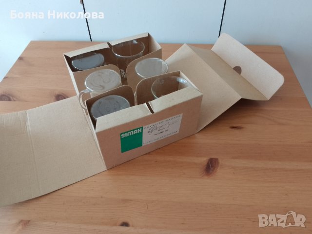 Комплект чаши за чай / кафе, огнеупорно стъкло -НОВО, снимка 5 - Прибори за хранене, готвене и сервиране - 41994042