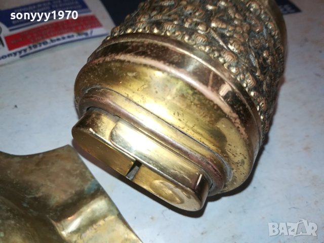 ПЕПЕЛНИК И ЗАПАЛКА-МЕД МЕСИНГ ОТ ФРАНЦИЯ M2607231631, снимка 12 - Колекции - 41666867