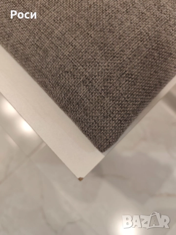 Шкаф за обувки с тапицирана пейка, бял, 85x45x35см, снимка 5 - Шкафове - 52791687